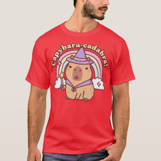 Cute Capybara Magic Capybaracadabra Funny T Shirt