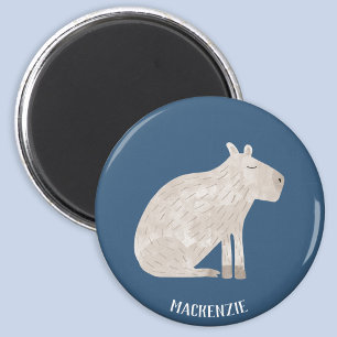 Cute Capybara Personlig Magnet