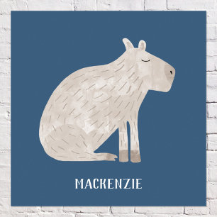 Cute Capybara Personlig Poster