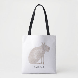 Cute Capybara Personlig Tygkasse