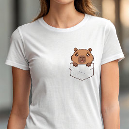 Cute Capybara Shirt | Adsible & Funny Animal T