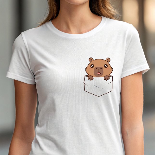 Cute Capybara Shirt | Adsible & Funny Animal T (Skapare uppladdad)