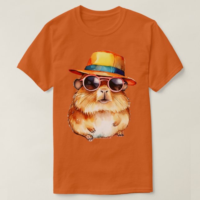 Cute Capybara T Shirt (Design framsida)