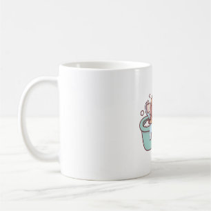 Cute Capybara tar en bath i badkar Kaffemugg