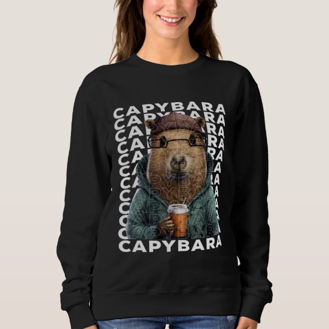 Cute Capybara  Women Kids Capybara T Shirt (Framsida)