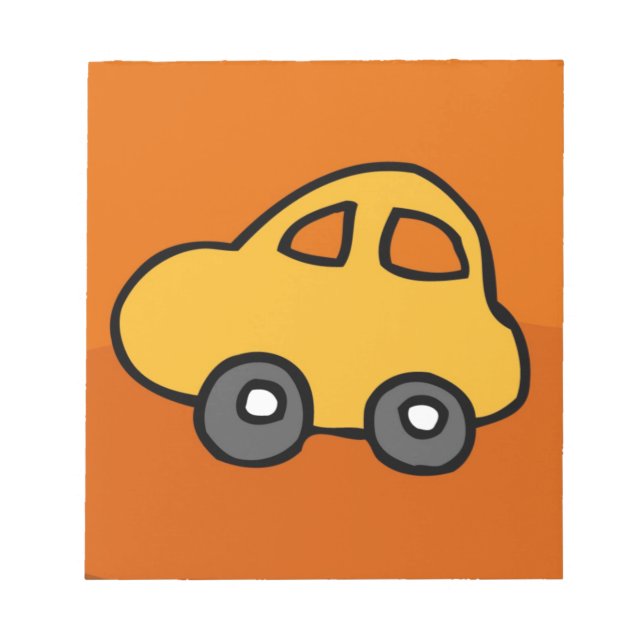 Cute CAR Anteckningsblock (Framsida)