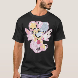 Cute cardcaptor Sakura kerochan silhouette rosa T Shirt