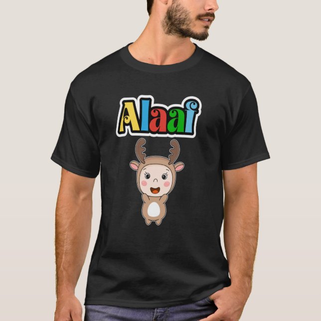 Cute Carnival Animal Kölle Alaaf Party Moose T Shirt (Framsida)