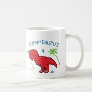 Cute Carnotaurus Kaffemugg