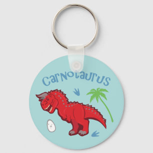 Cute Carnotaurus Nyckelring