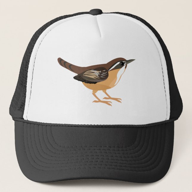Cute Carolina Wren Truckerkeps (Framsida)