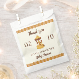 Cute carousel könsneutral babydusch