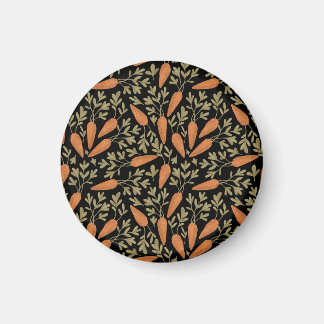 Cute Carrot Hand plockade Mönster Magnet