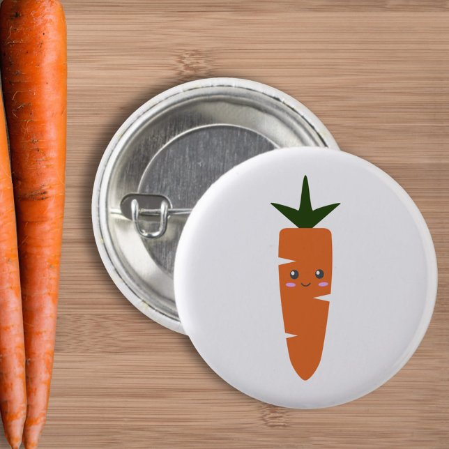 Cute Carrot Knapp (Cute Carrot Button)