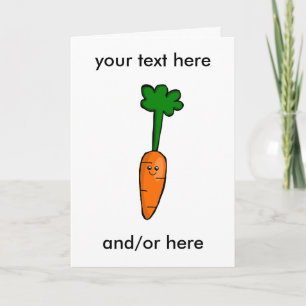 Cute Carrot Kort