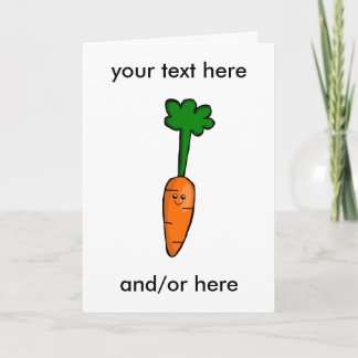 Cute Carrot Kort