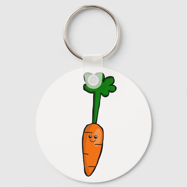 Cute Carrot Nyckelring (Framsida)