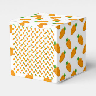 Cute Carrot Pattern Kids Birthday Party Favor Box Presentaskar