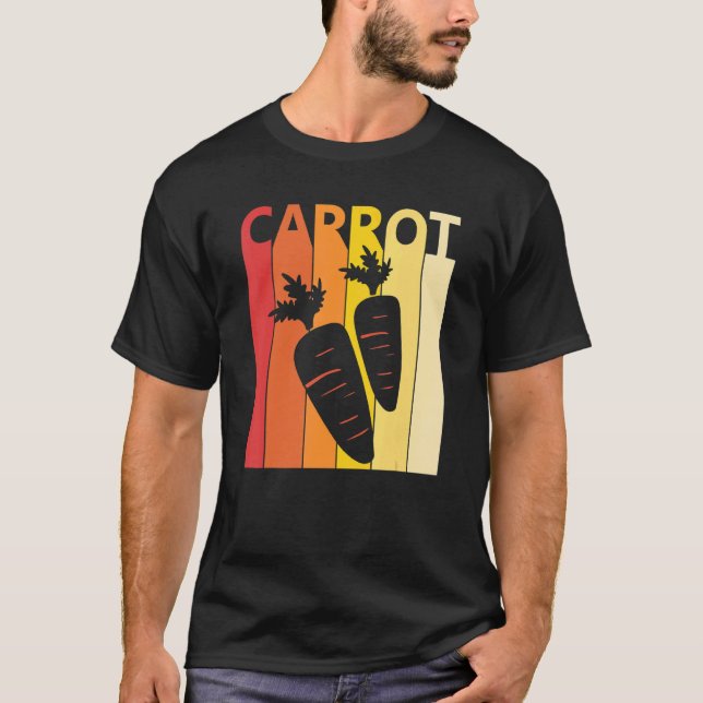 Cute Carrot T Shirt (Framsida)