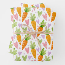 Cute Carrots and Hearts