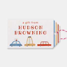 Cute Cars Personlig Gift-Märkre Presentetikett