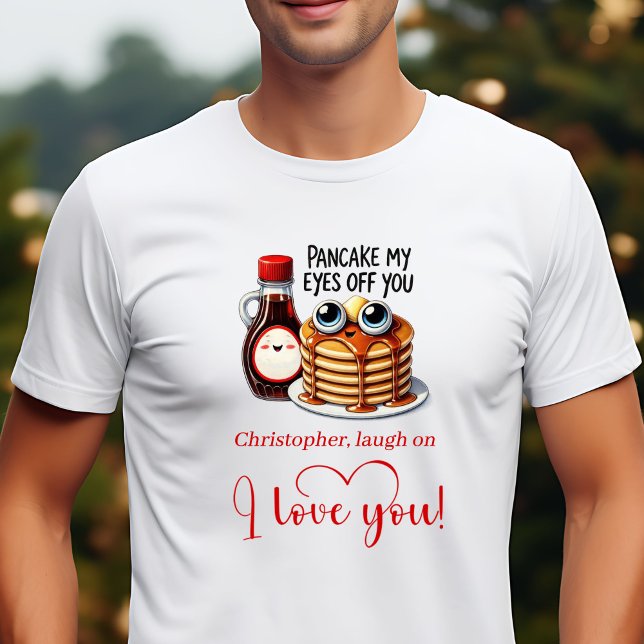 Cute Cartoon Food Valentine Gift Personalized Man T Shirt (Cute Cartoon Food Valentine Gift Personalized T-Shirt)