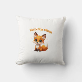 Cute Cartoon Fox – Adorable Kawaii Style Kudde