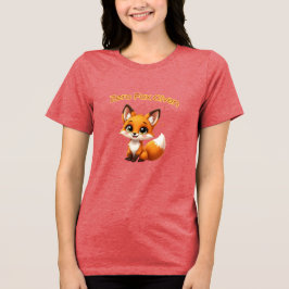 Cute Cartoon Fox – Adorable Kawaii Style T Shirt