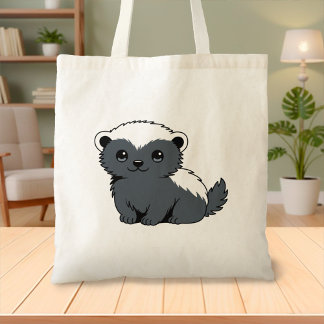 Cute Cartoon Honey Badger Tygkasse