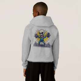 “Cute Cartoon Skeleton Weightlifter • Funny Gym Ba T Shirt