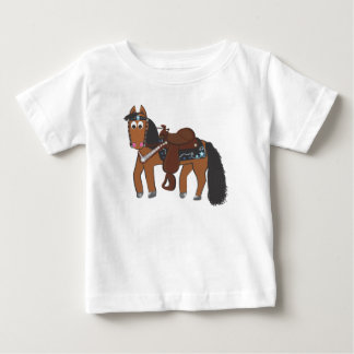 Cute Cartoon Western Horse T-shirt