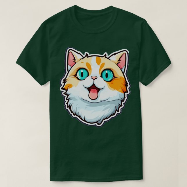 Cute Cat 26 T Shirt (Design framsida)