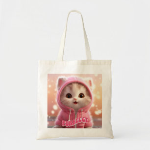 Cute Cat 2 Foton Purrfect Cat Mamma Tygkasse