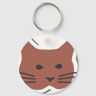 Cute Cat 2 Nyckelring