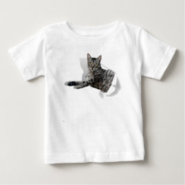 Cute Cat 3D Graphic-illusion populär T Shirt
