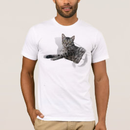 Cute Cat 3D Graphic-illusion populär T Shirt
