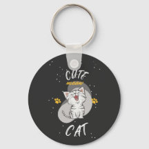 CUTE CAT Acrylic Keychain