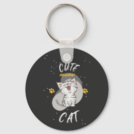 CUTE CAT Acrylic Keychain Nyckelring