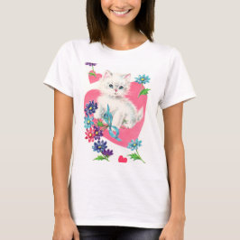 Cute Cat-älskare i kvinnor t-shirt