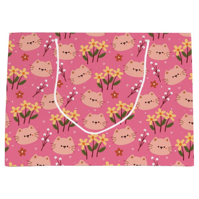 Cute Cat and Flowers (Framsidan)