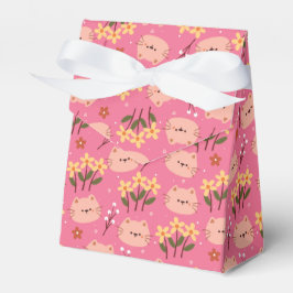 Cute Cat and Flowers Presentaskar