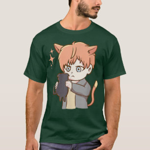 Cute Cat - Anime Otaku Girl Aesthetic Japan Cultur T Shirt