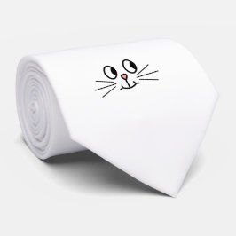 Cute Cat Ansikte. Slips