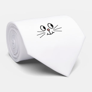 Cute Cat Ansikte. Slips