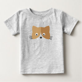 Cute Cat Ansikte T Shirt