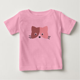 Cute Cat Ansikte T Shirt