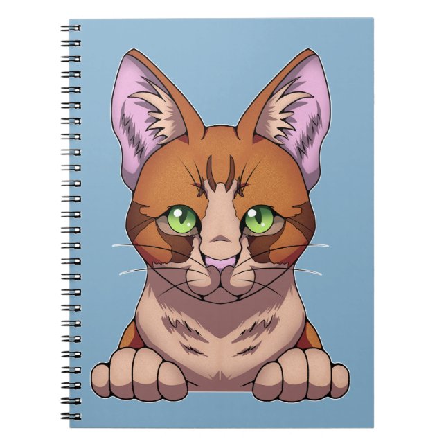 Cute Cat Anteckningsbok (Framsidan)