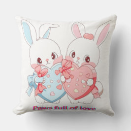 Cute Cat Art Pillow for Nursery, Kids’ Room Kudde