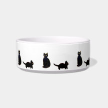 Cute Cat Art Svarta katter