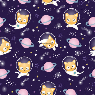 Cute Cat Astronaut Kudde